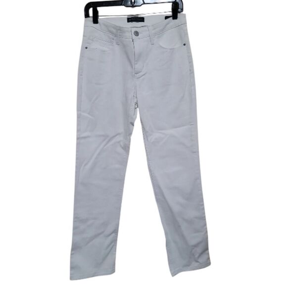 LeePlatinumlabel Women's White Classic StraightLeg Short Jeans Size 6 - Picture 5 of 7